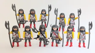 Playmobil Soldados ejercito vikingos medievales