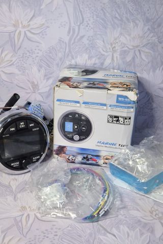 Radio Náutica Marina IPX5 Barco-Moto-Tractor