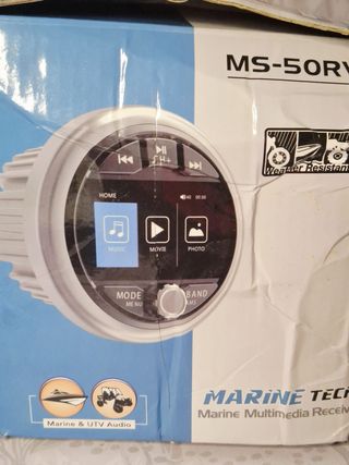 Radio Náutica Marina IPX5 Barco-Moto-Tractor
