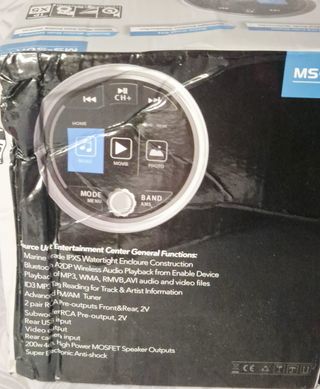 Radio Náutica Marina IPX5 Barco-Moto-Tractor