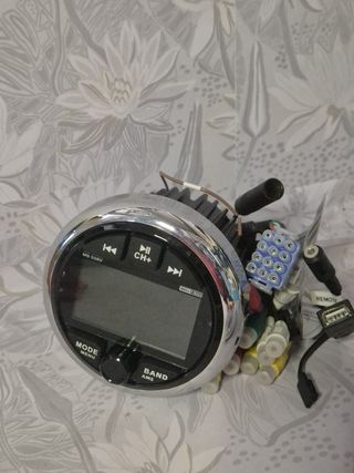 Radio Náutica Marina IPX5 Barco-Moto-Tractor