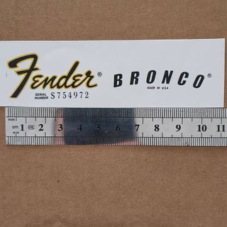 #49#Decal Fender Bronco USA