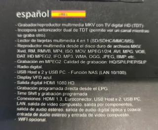 Caja Woxter i-cube 3250 Multimedia Player