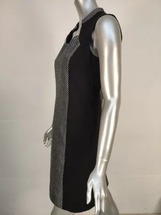 Abito Penny Black nero con fantasia