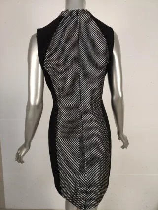 Abito Penny Black nero con fantasia