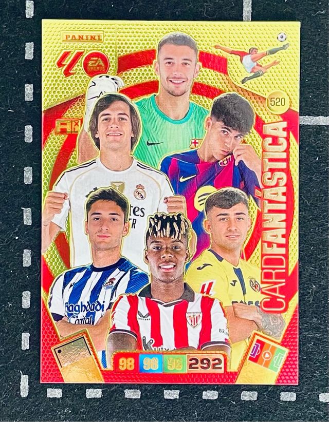 Card Fantástica Adrenalyn 25 26