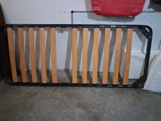 Rete letto singolo doga mancante, no spedizione