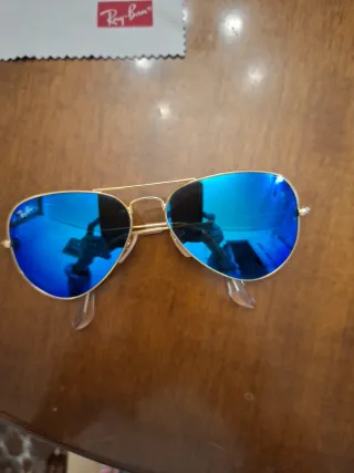 Gafas Ray-Ban Aviator Azules Mujer