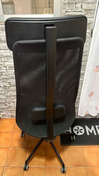 Silla Ergonómica Ikea Piel Negra