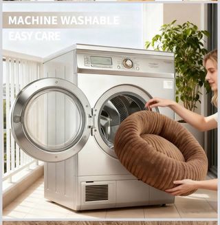 Cuccia per cani/gatti marrone Ø60 cm