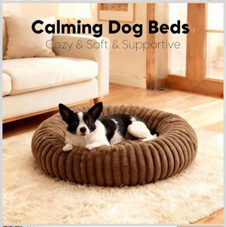 Cuccia per cani/gatti marrone Ø60 cm