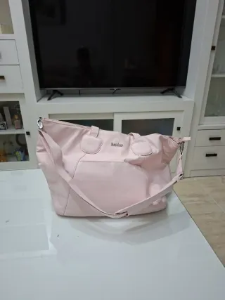 Bolso para carrito de bebé rosa
