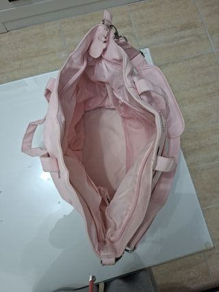 Bolso para carrito de bebé rosa