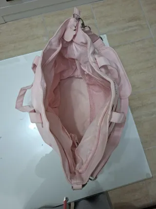 Bolso para carrito de bebé rosa