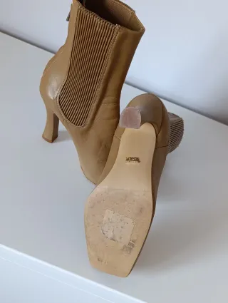 Botines Zara Talla 36 Beige