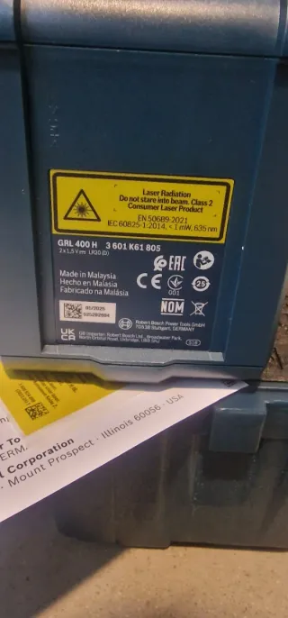 Nivel Láser Bosch GRL 400 H SET