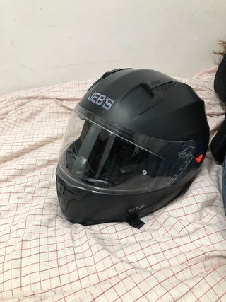 Casco Moto JEB'S SEMINUEVO Negro ECE R 2206