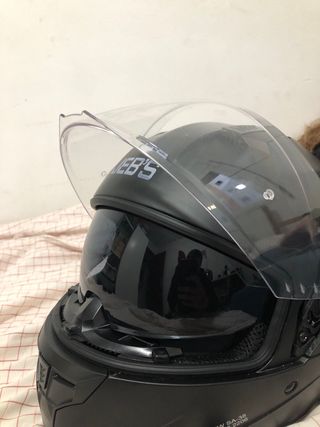 Casco Moto JEB'S SEMINUEVO Negro ECE R 2206