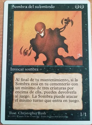 Carta Magic Sombra del Submundo cuarta pantano