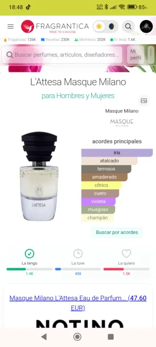 Masque Milano L'Attesa 35ml