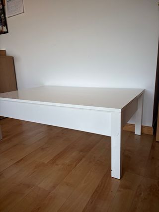 Mesa de centro elevable Ikea blanca