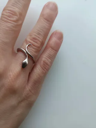 Anillo Serpiente Plata 925