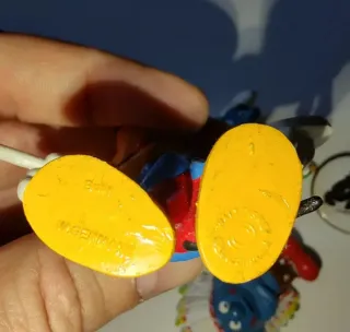 Lote 3 figuras: Mickey, Pitufos