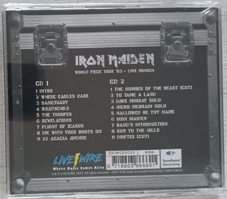 Iron Maiden World Piece Tour 83 Live Munich 2 CD