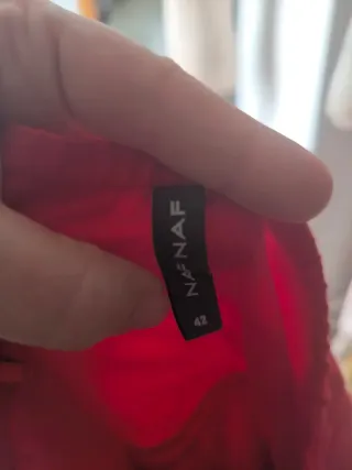 Vestido rojo strapless fiesta