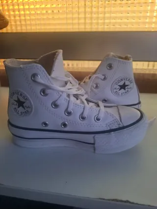 Converse All Star Talla 27 Blancas