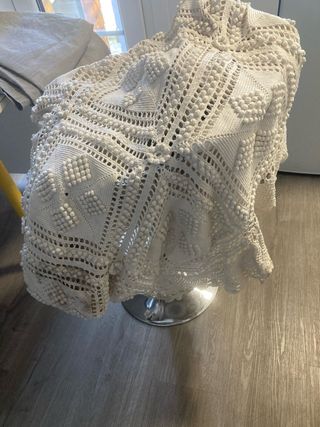 Colcha ganchillo garbanzos matrimonial