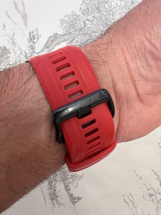 Correa compatible con Garmin Fenix 26mm Roja