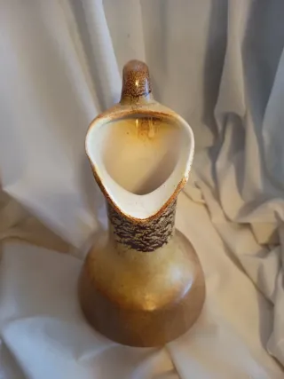 Vaso Roberto Rigon Ceramica Beige Marrone