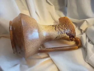 Vaso Roberto Rigon Ceramica Beige Marrone