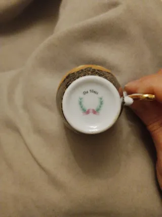 Juego de Tazas de Café de Porcelana