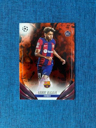 Card Lamine Yamal Topps RC #64 Inferno Foil