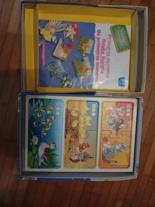 Puzzle infantil números y animales 3-7 años