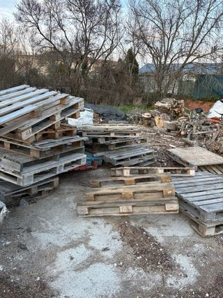 Palets de madera para carga