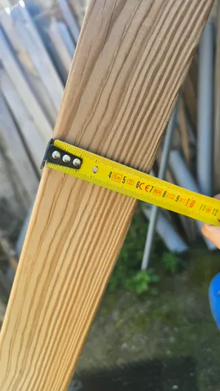 Viga de pino francés 4m cepillada