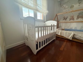 Cuna Minicuna Blanca Oso