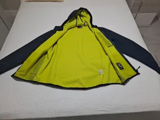 Abrigo Polar - Mountain Azul y Amarillo