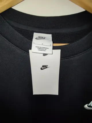 Sudadera Nike Negra Talla L
