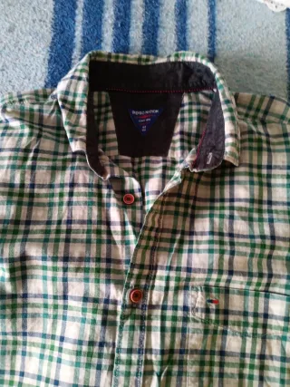 Camisa de cuadros Indigo Nation Talla M