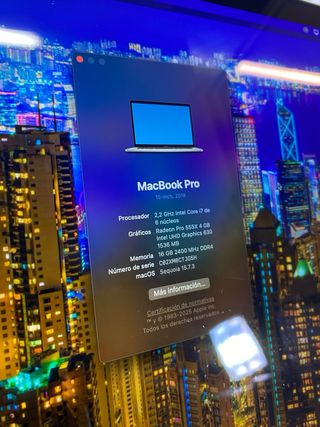 MacBook Pro 2018 Plata