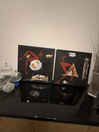 Set 2Quadri Astratti Moderni