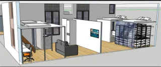 Local comercial y proyecto visado para cambio uso