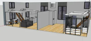 Local comercial y proyecto visado para cambio uso