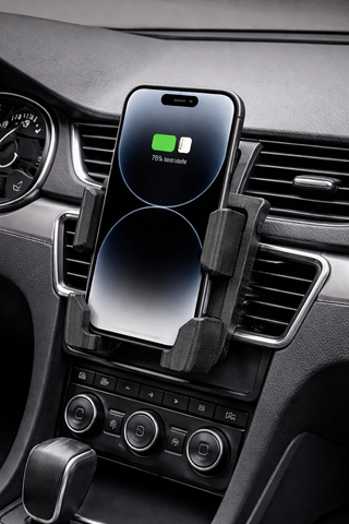 Soporte Móvil Coche Carga Inalámbrica