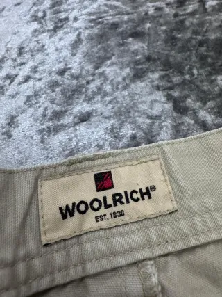 Woolrich Beige Cargo Shorts Uomo