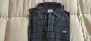 Polo Lacoste Caballero Manga Larga Talla L
